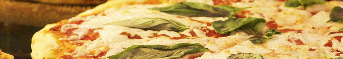 Eating Italian Pizza Sandwich at Quattro Formaggi restaurant in Alexandria, VA.